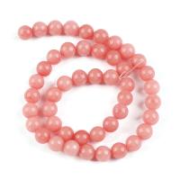 Rhodonite Beads, Rhodochrosite, polished, DIY pink 