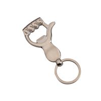 Zinc Alloy Key Clasp, portable & Unisex, silver color 