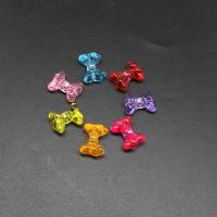 Perle acrylique, Noeud papillon, DIY, plus de couleurs à choisir, 15*11*7mm Environ 2mm Vendu par sac