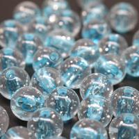 Zweifarbige Acryl Perlen, rund, DIY, keine, 10mm, Bohrung:ca. 2mm, 500G/Tasche, verkauft von Tasche