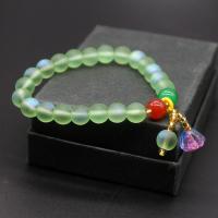 Jade Armbänder, gefärbte Jade, rund, Modeschmuck & für Frau, keine, 8*8mm, verkauft von Strang