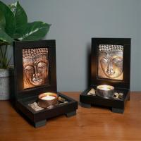MDF Zen Sandbox Ornament, mit Harz, für Zuhause und Büro, keine, 125x125x235mm, verkauft von PC
