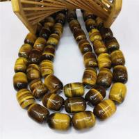 Tiger Eye Beads, Drum, polished, DIY 