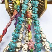 Perles en Turquoise naturelle, tortue, poli, DIY, plus de couleurs à choisir Environ Vendu par brin