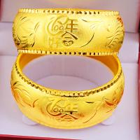 Brass Bangle, 24K gold plated, for woman, 25mm, Inner Approx 56mm 