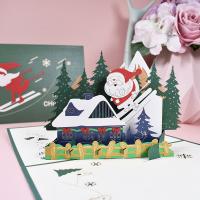 Paper Christmas Card, printing, Christmas Design & handmade & 3D effect 