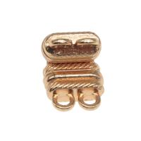 Zinc Alloy Magnetic Clasp, plated, DIY, golden, 18*14*7mm 