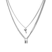Multi слой ожерелье, цинковый сплав, с 3.14 inch наполнитель цепи, Другое покрытие, Женский & многонитевая, Много цветов для выбора  40cm,50cm, продается Strand