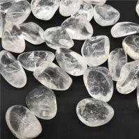 Décoration de pierre perles, quartz clair, Irrégulière, transparent, 30-40mm, Vendu par PC