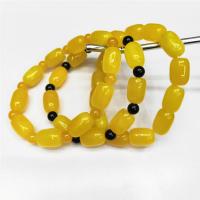 Beeswax Bracelet, polished, Unisex yellow Approx 7.5 Inch 