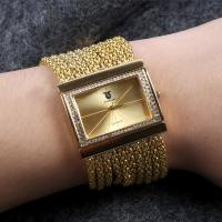 Fashion Watch Bracelet, Zinc Alloy, with Titanium & Glass, Chinese movement, plated, Life water resistant & for woman Zinc AlloyxZinc-Alloymm 