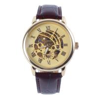 Men Wrist Watch, Zinc Alloy, with PU Leather & Glass, Chinese movement, plated, Life water resistant & for man & luminated 