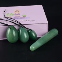 Зеленый авантюрин Чакра Набор, Овальная форма, полированный, разные стили для выбора, зеленый, 45*30*110mm, продается указан