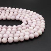 Kunzit Perlen, rund, poliert, DIY & verschiedene Größen vorhanden, hellviolett, verkauft von Strang
