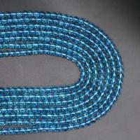 Natural Kyanite Beads, Round, polished, DIY blue 