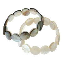 Shell Bracelet, Round, plated, fashion jewelry & for woman .7 Inch 