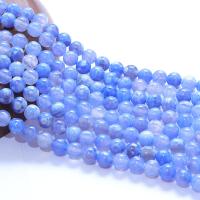 Natural Fire Agate Beads, fashion jewelry & DIY blue 