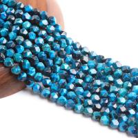Tiger Eye Beads, fashion jewelry & DIY, blue, 8mm 