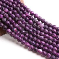Agate Beads, Round, polished, DIY grape cm 