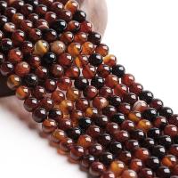 Perles agates miracles naturelles, agate miracle, Rond, poli, DIY & normes différentes pour le choix, Ambre cm, Vendu par brin
