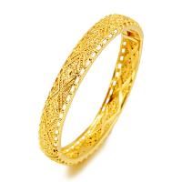 Brass Bangle, gold color plated, for woman, 10mm, Inner Approx 60mm 