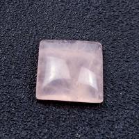 Cabochon cristal naturel, quartz rose, cadre, poli, DIY & différents matériaux pour le choix, rose Vendu par sac