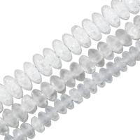 Perles de cristal rondelle, DIY & normes différentes pour le choix, Cristal pâle, Vendu par brin