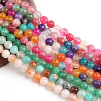 Perles agates, Agate, Rond, poli, différentes couleurs et motifs pour le choix & DIY & facettes, plus de couleurs à choisir, 8mm pouce, Vendu par brin