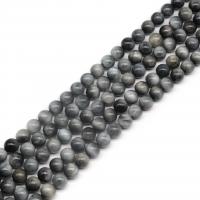 Hawk-eye Stone Beads, Round, polished, DIY 