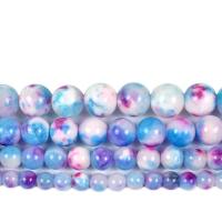 Persian Jade Beads, Round, DIY multi-colored 
