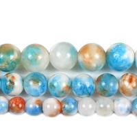 Persian Jade Beads, Round, DIY multi-colored 