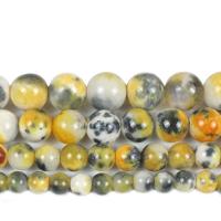 Yellow Calcedony Beads, DIY mixed colors 
