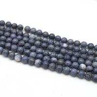 Natürliche Korallen Perlen, Koralle, rund, poliert, DIY & verschiedene Größen vorhanden, blau, Länge:38 cm, verkauft von Strang
