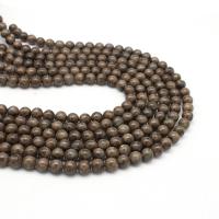 Labradorite Beads, Round, polished, DIY brown cm 