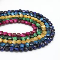 Tiger Eye Beads, Flat Round, polished & DIY 8*8*5mm cm 