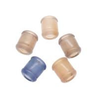Perles de pierre gemme mixte, pilier, poli, DIY, couleurs mélangées, 12*10mm Environ 5mm, Vendu par PC