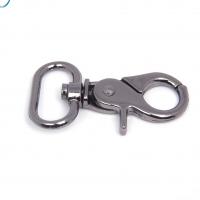 Zinc Alloy Key Clasp Finding, rack plating, durable, silver color 