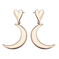 Zinc Alloy Drop Earring, plated, fashion jewelry, gold, 4.6cm 