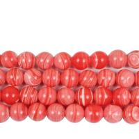 Rhodonite Beads, Rhodochrosite, Round, DIY, red [about 45 pieces] 