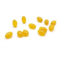 Natürliche gelbe Achat Perlen, Gelber Achat, DIY, gelb, 8x12mm/piece [about 30 pieces], verkauft von Strang