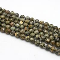 Jaspis Kambaba Perlen, Kambaba Jaspis, rund, poliert, DIY & verschiedene Größen vorhanden, gemischte Farben, Länge:38 cm, verkauft von Strang