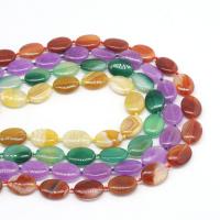 Mixed Gemstone Beads, Lace Agate, Flat Oval, polished & DIY cm 