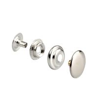 Stainless Steel Jewelry Snap Button, 15mm 