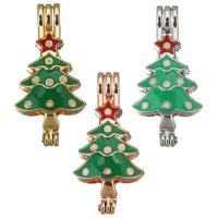 Zinc Alloy Christmas Pendants, Christmas Tree, plated & DIY Approx 4mm 