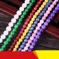 Dyed Jade Beads, plated, fashion jewelry & DIY 2mm 