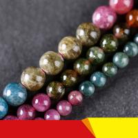 Natürlicher Turmalin Perlen, plattiert, Modeschmuck & verschiedene Größen vorhanden & für Frau, keine, verkauft von Strang