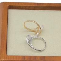 Zirkonia Messing Finger Ring, mit kubischer Zirkonia, Kreisring, plattiert, Modeschmuck & Mischringgröße, gemischte Farben, 300*180*40mm, Größe:5.5-10, 100PCs/Box, verkauft von Box