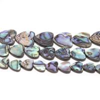 Abalone Shell Beads, Heart, DIY mixed colors 