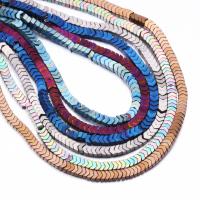 Las Perlas De Hematites Sin Magnético, Hematite, punta de flecha, chapado, Bricolaje, más colores para la opción, 3mm, Vendido por Sarta