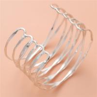 Zinc Alloy Cuff Bangle, plated, for woman Inner Approx 60mm 